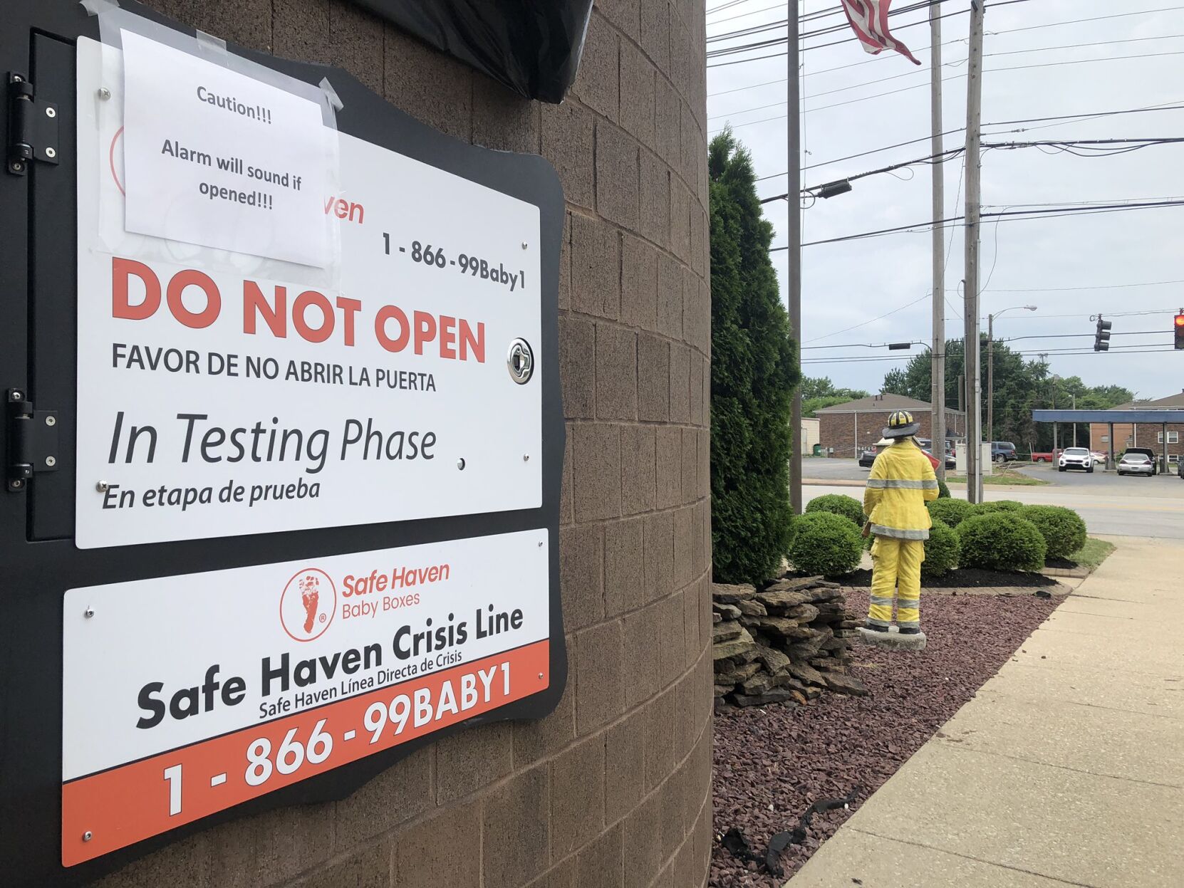 Safe Haven Baby Box at Okolona undergoes testing